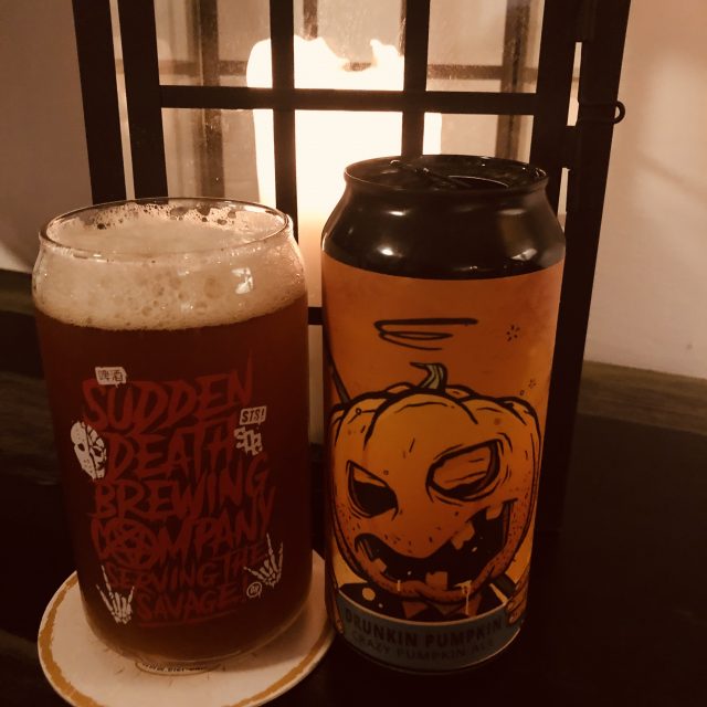 BierOK präsentiert das Drunkin Pumpkin Pumpkin Ale von Sudden Death Brewing