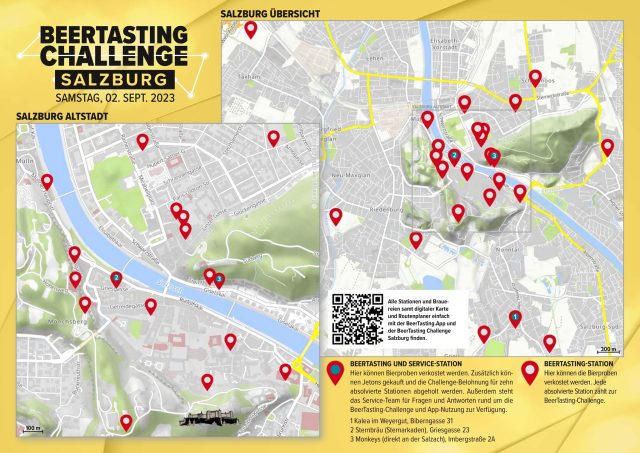 BeerTasting Challenge Salzburg: Alle Stationen